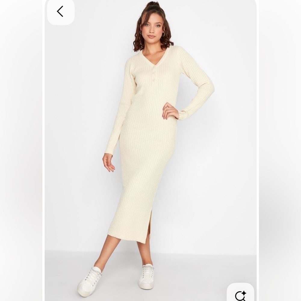 Cozy Knit Dress for tall ladies